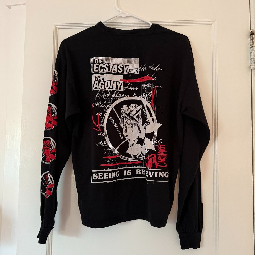Carhartt WIP Duality Long Sleeve Graphic Tee Black XS